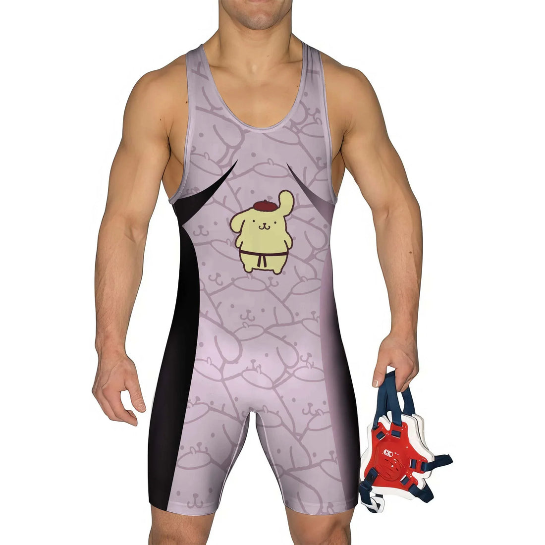 Pompompurin Wrestling Singlet
