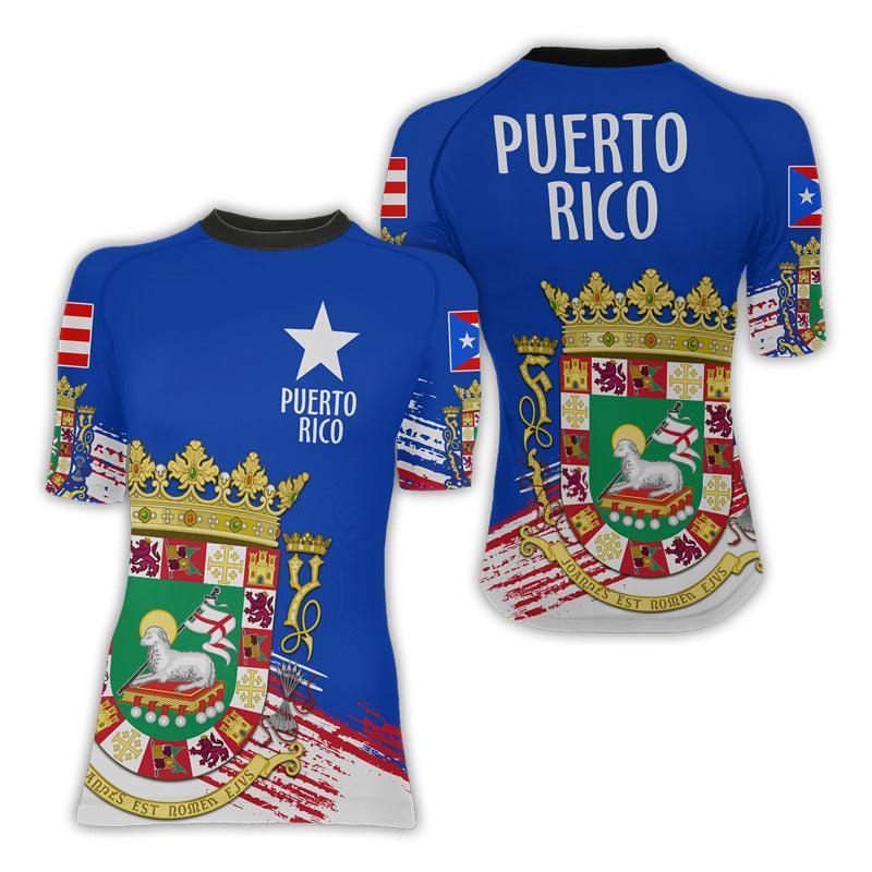 Puerto Rican Spirit Shield Rash Guard