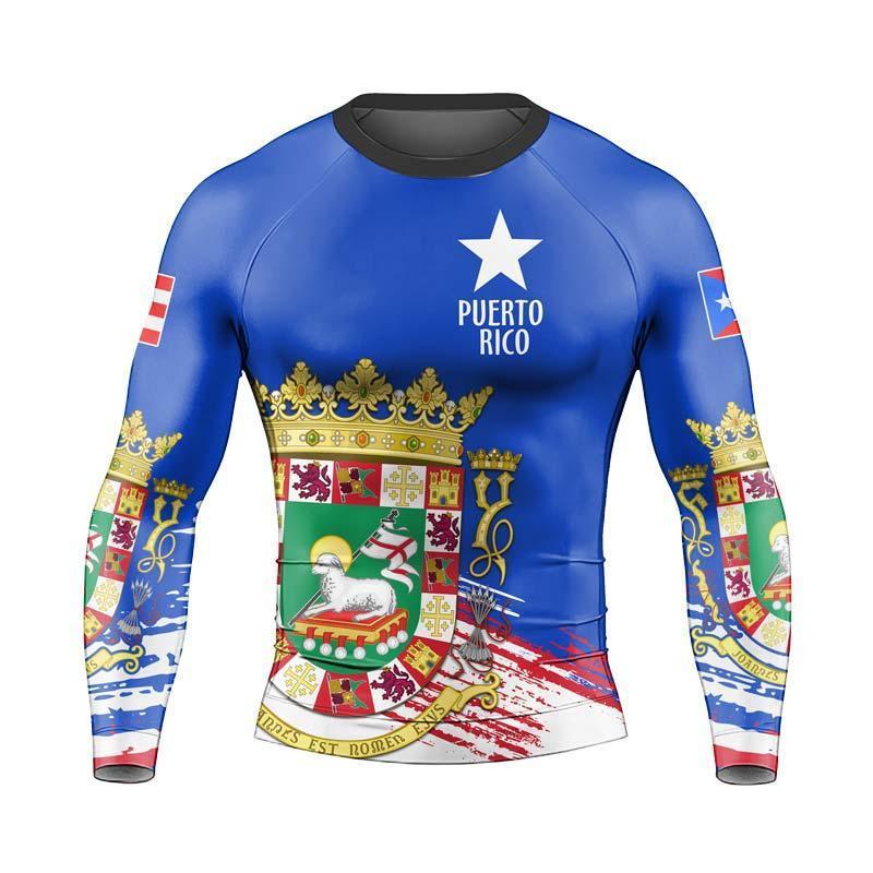 Puerto Rican Spirit Shield Rash Guard