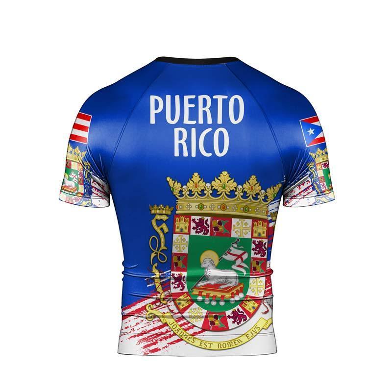 Puerto Rican Spirit Shield Rash Guard