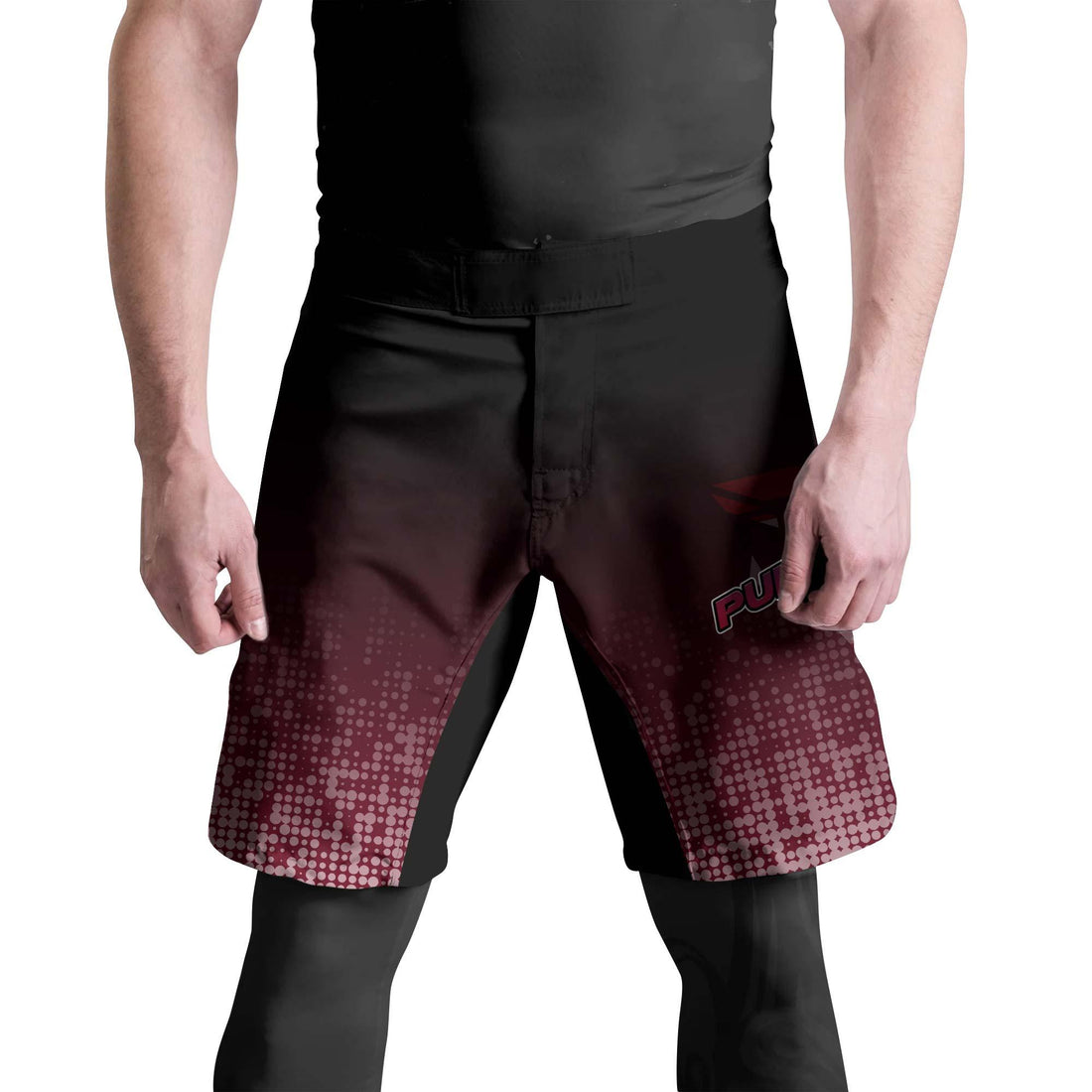 Puerto Rico Halftone Fight Shorts