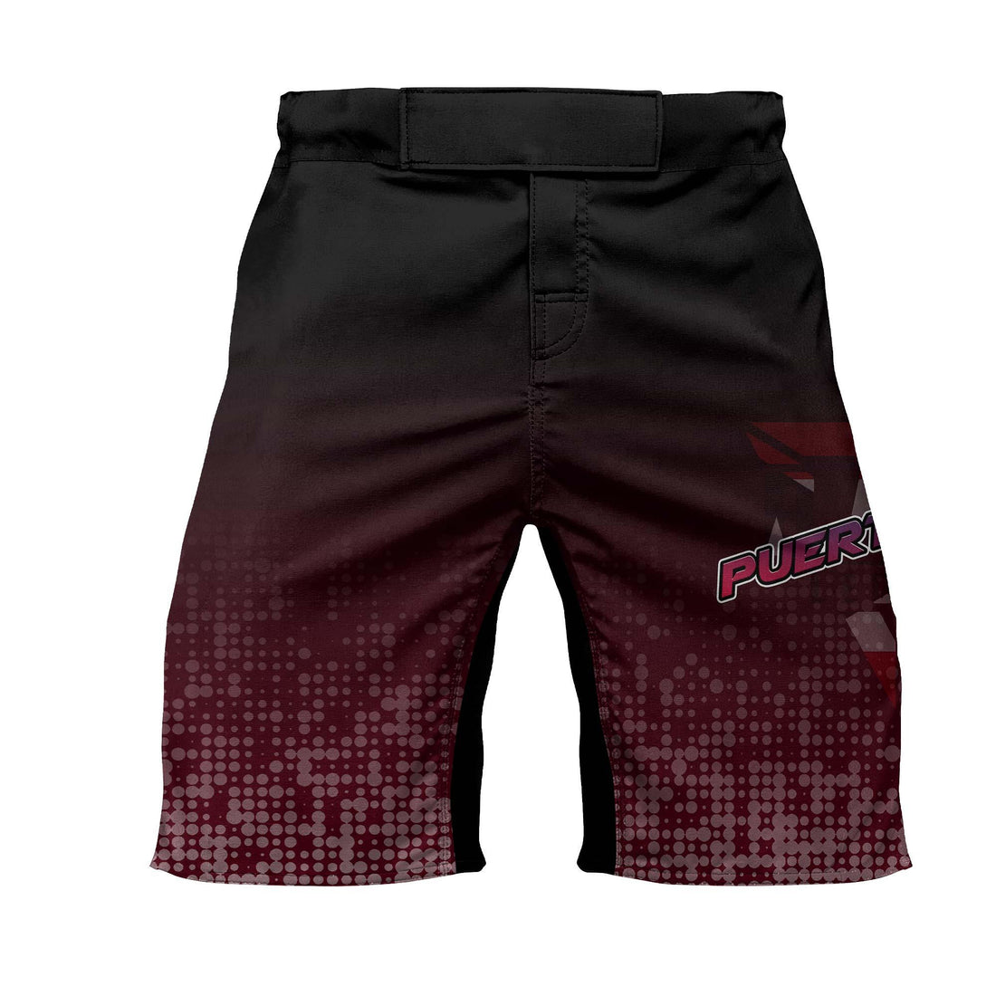Puerto Rico Halftone Fight Shorts