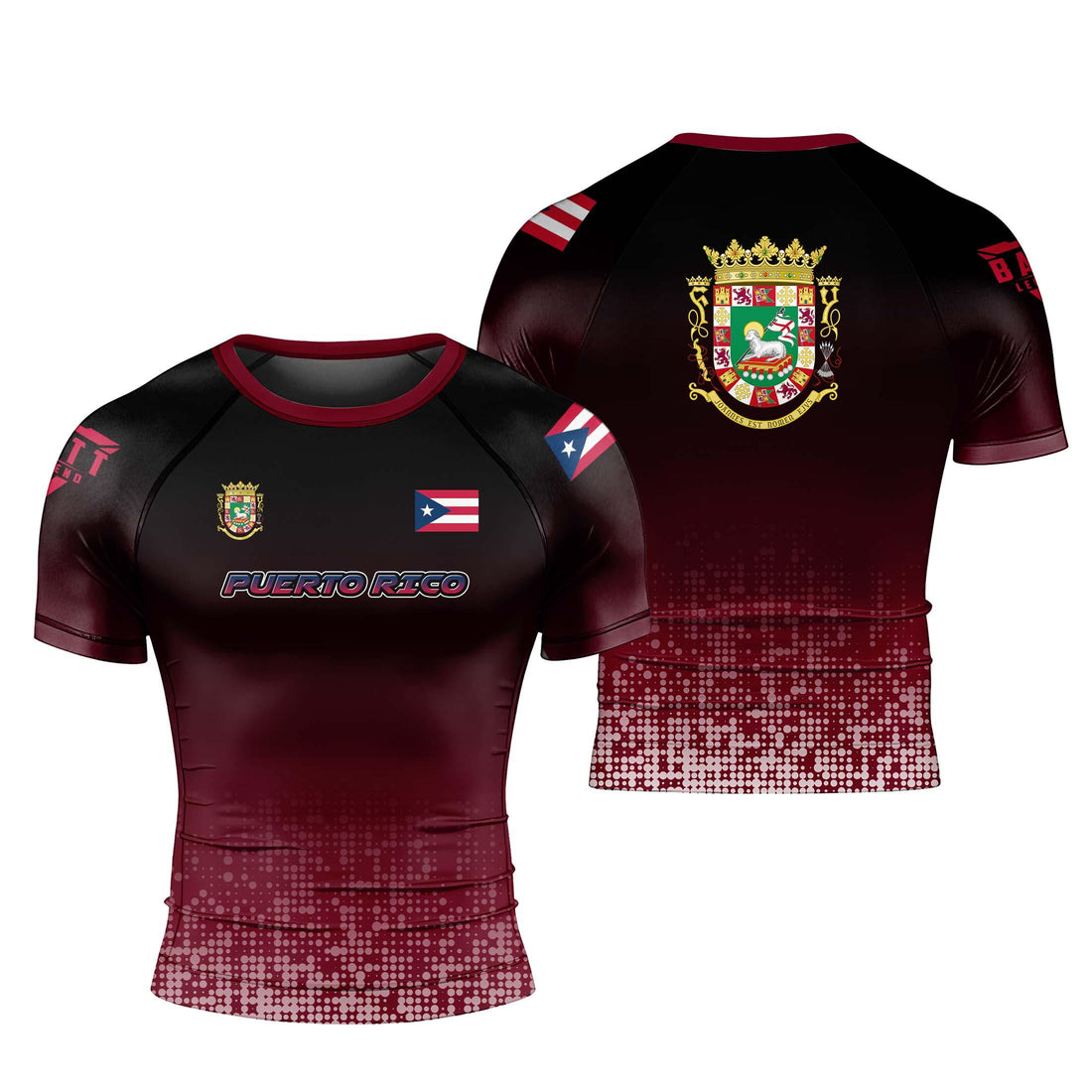 Puerto Rico Halftone Rash Guard