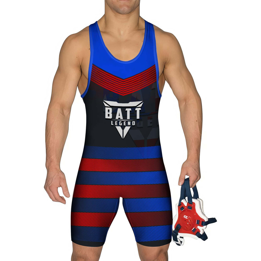 Puerto Rico Skull Fighter Wrestling Singlet