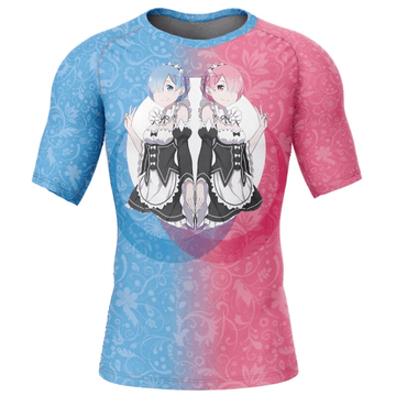 Re:Zero The Special Twin Rem And Ram Rash Guard