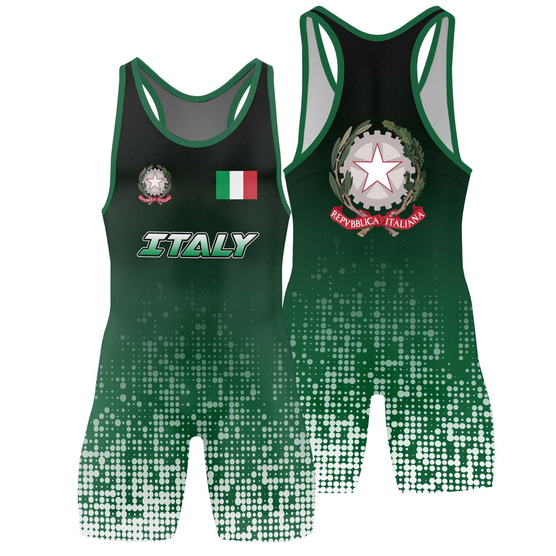 Repvbblica Italiana Wrestling Singlet