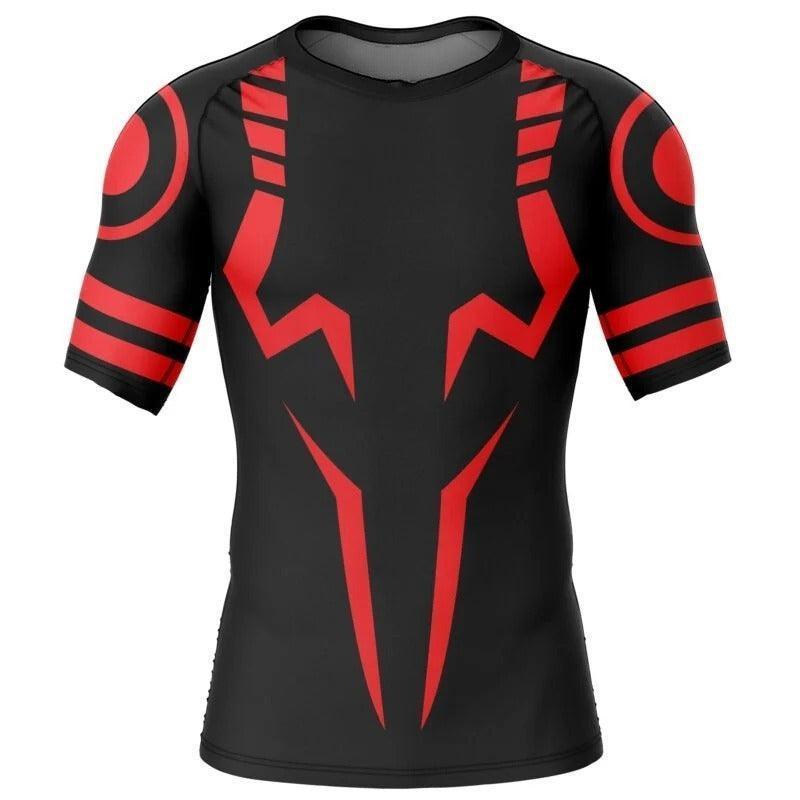 Ryomen Sukuna Jujutsu Kaisen Short Sleeve Rash Guard