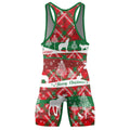 Santa Choke Men's Wrestling Singlet