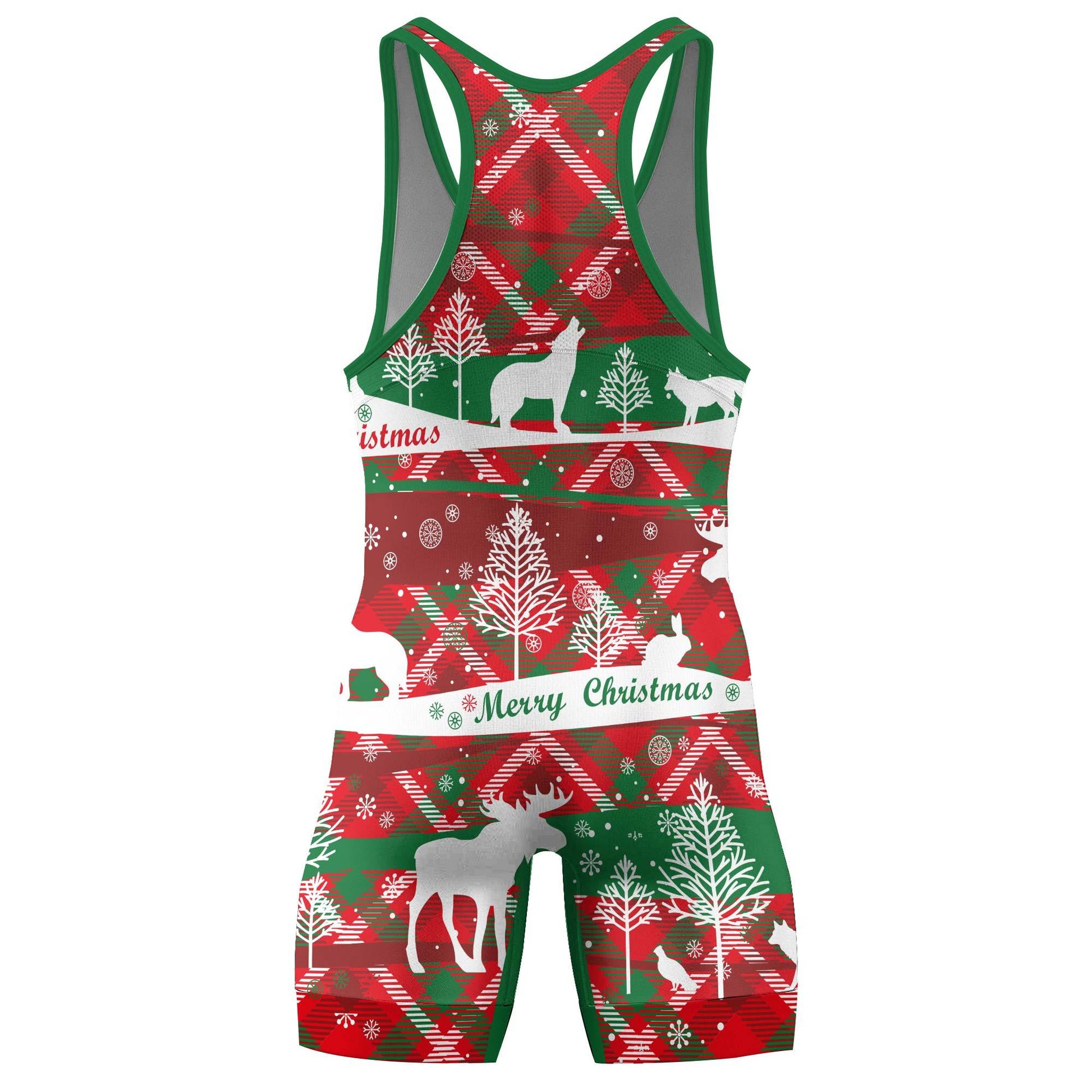 Santa Choke Men's Wrestling Singlet