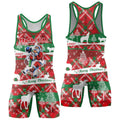 Santa Choke Men's Wrestling Singlet