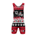 Santa Jack Skelington Wrestling Singlet