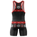 Santa Pool Christmas Wrestling Singlet