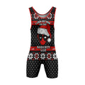 Santa Pool Christmas Wrestling Singlet