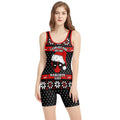 Santa Pool Christmas Wrestling Singlet