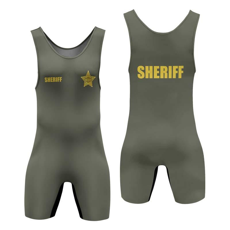 Sheriff's Office Star Wrestling Singlet