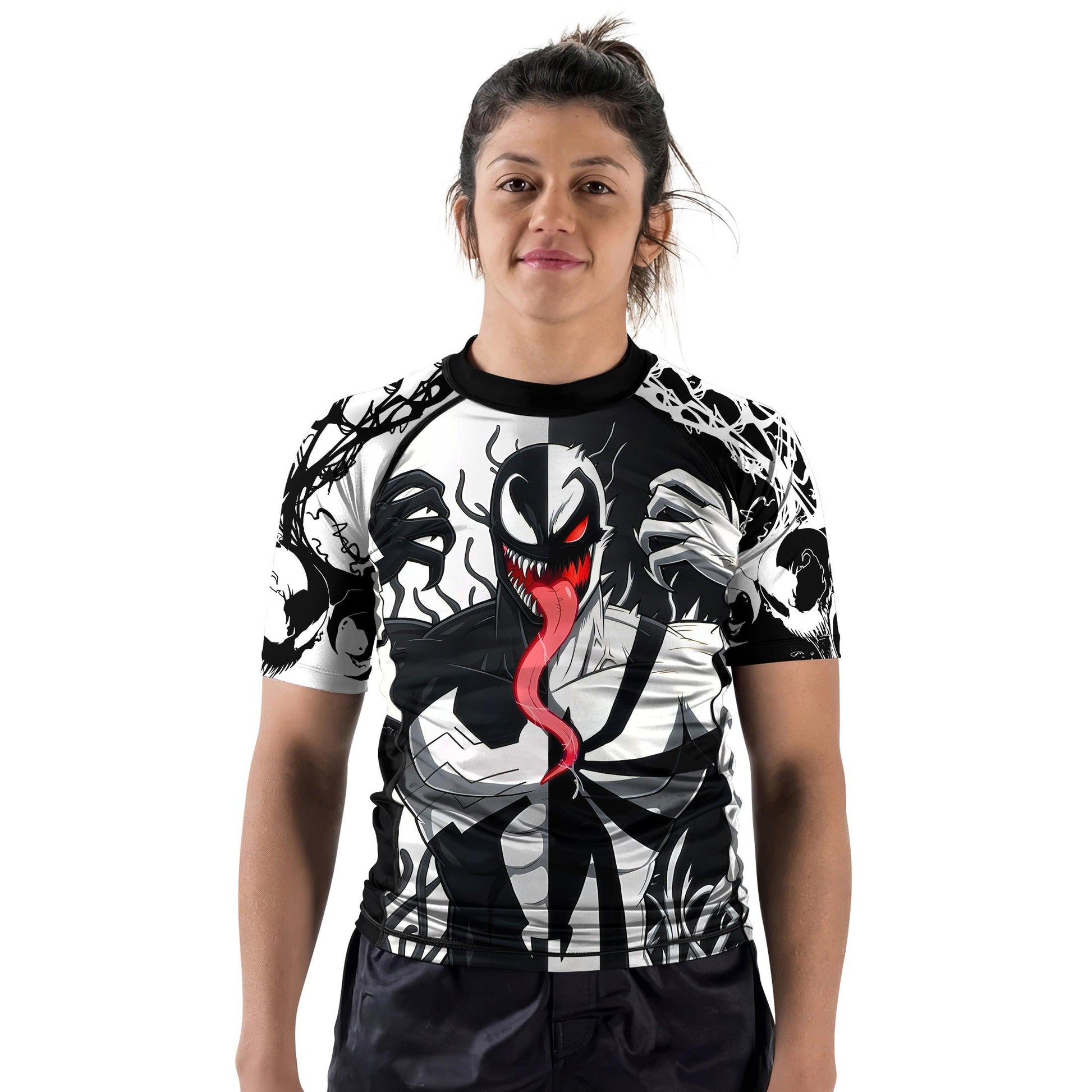 Spider Man 2 Venom And Anti Venom Rash Guard