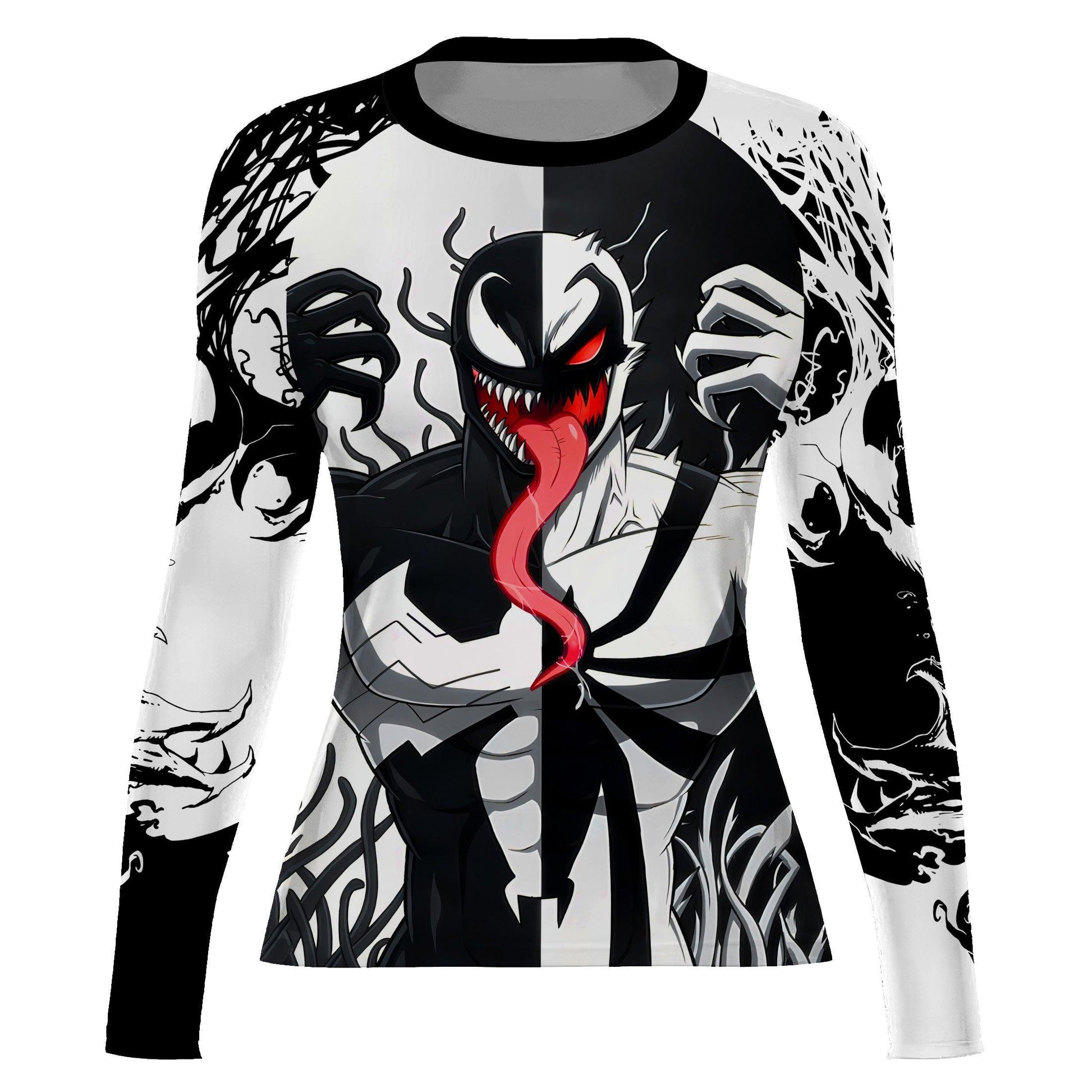 Spider Man 2 Venom And Anti Venom Rash Guard