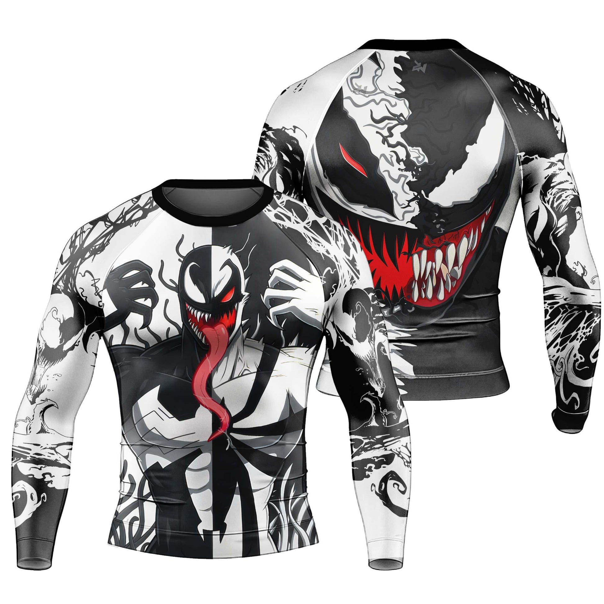 Spider Man 2 Venom And Anti Venom Rash Guard