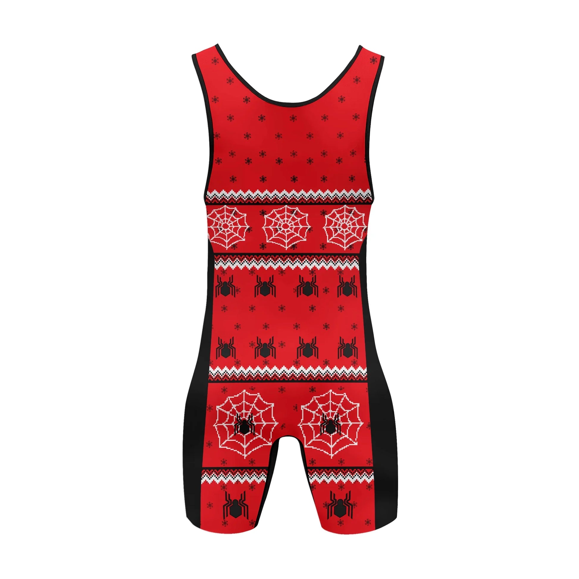 Spider Man Christmas Techsuit Wrestling Singlet