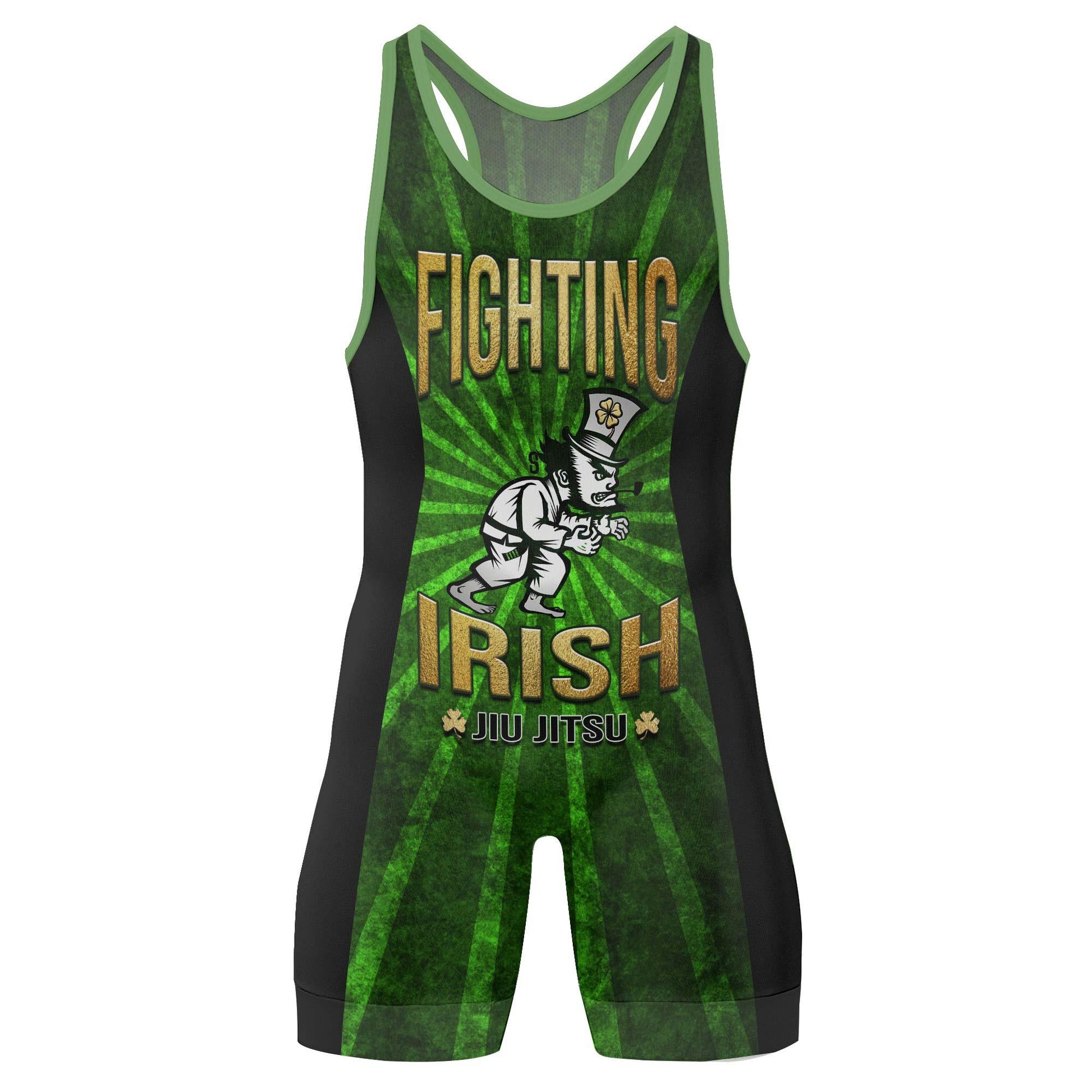 St. Patrick's Day Irish Jiu-Jitsu Wrestling Singlet