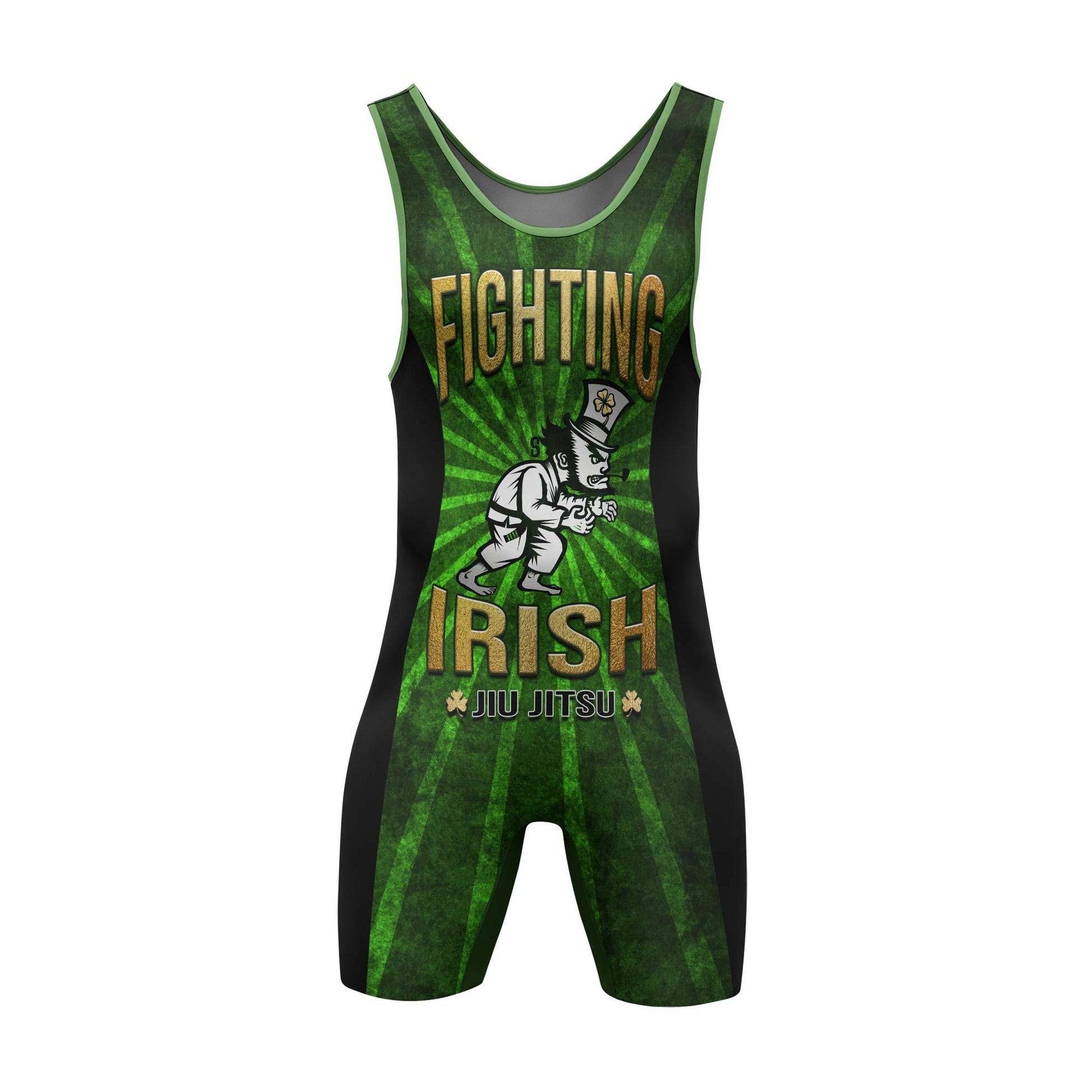 St. Patrick's Day Irish Jiu-Jitsu Wrestling Singlet