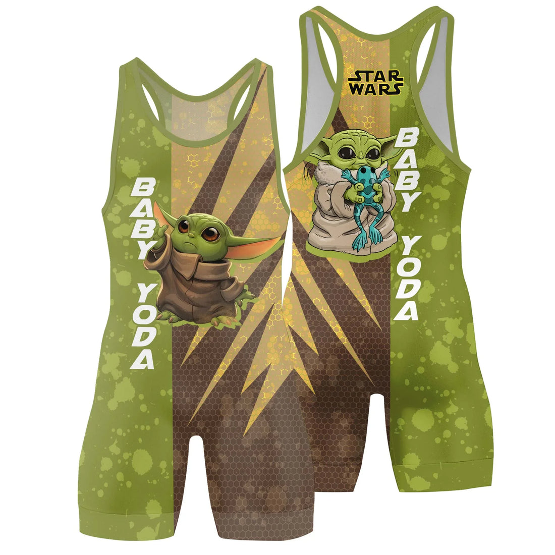 Star Wars Baby Yoda Wrestling Singlet