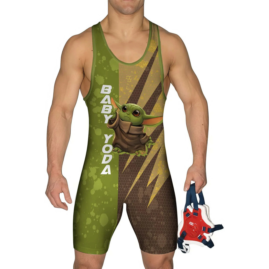 Star Wars Baby Yoda Wrestling Singlet