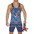 Stitch Christmas Wrestling Singlet
