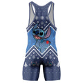 Stitch Christmas Wrestling Singlet