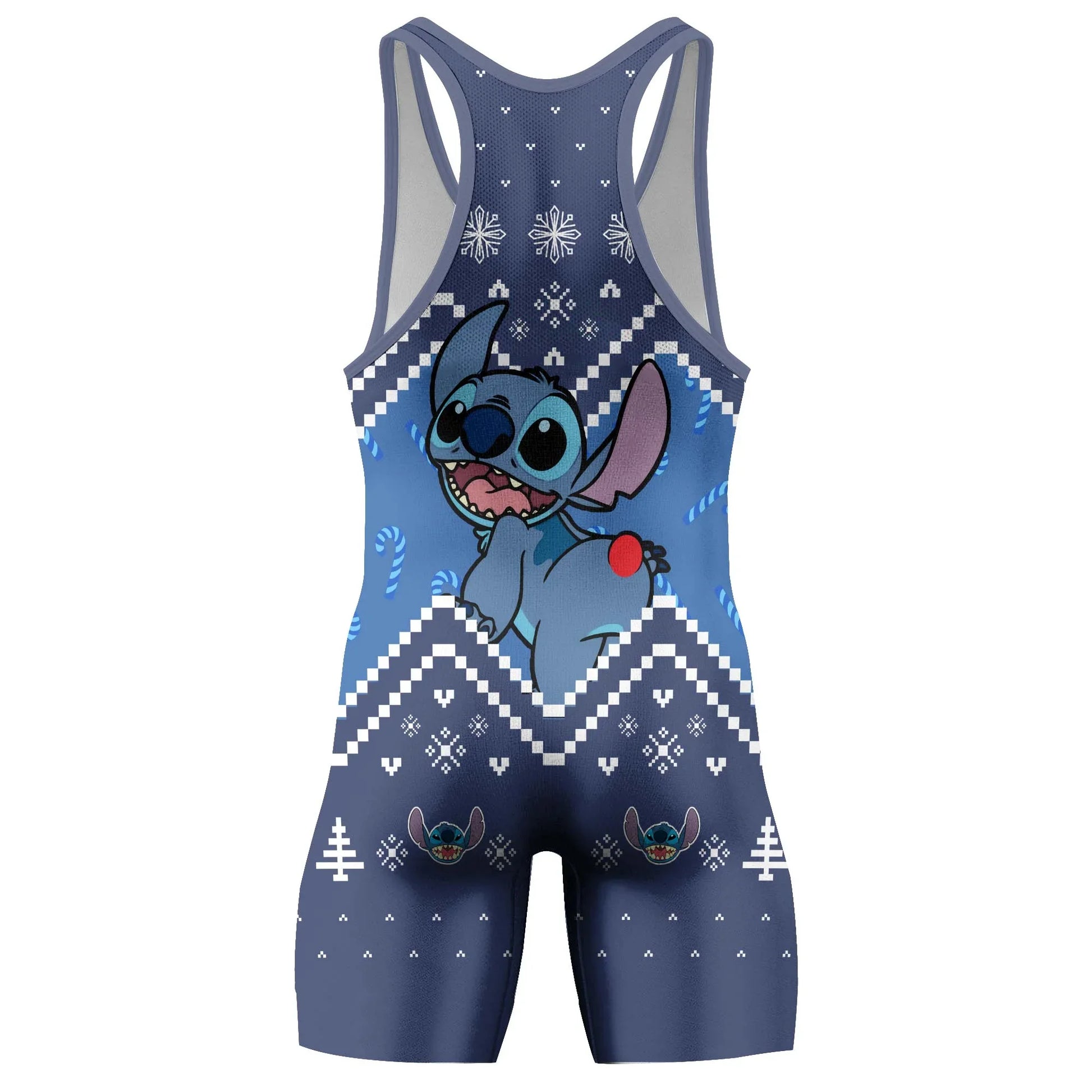 Stitch Christmas Wrestling Singlet
