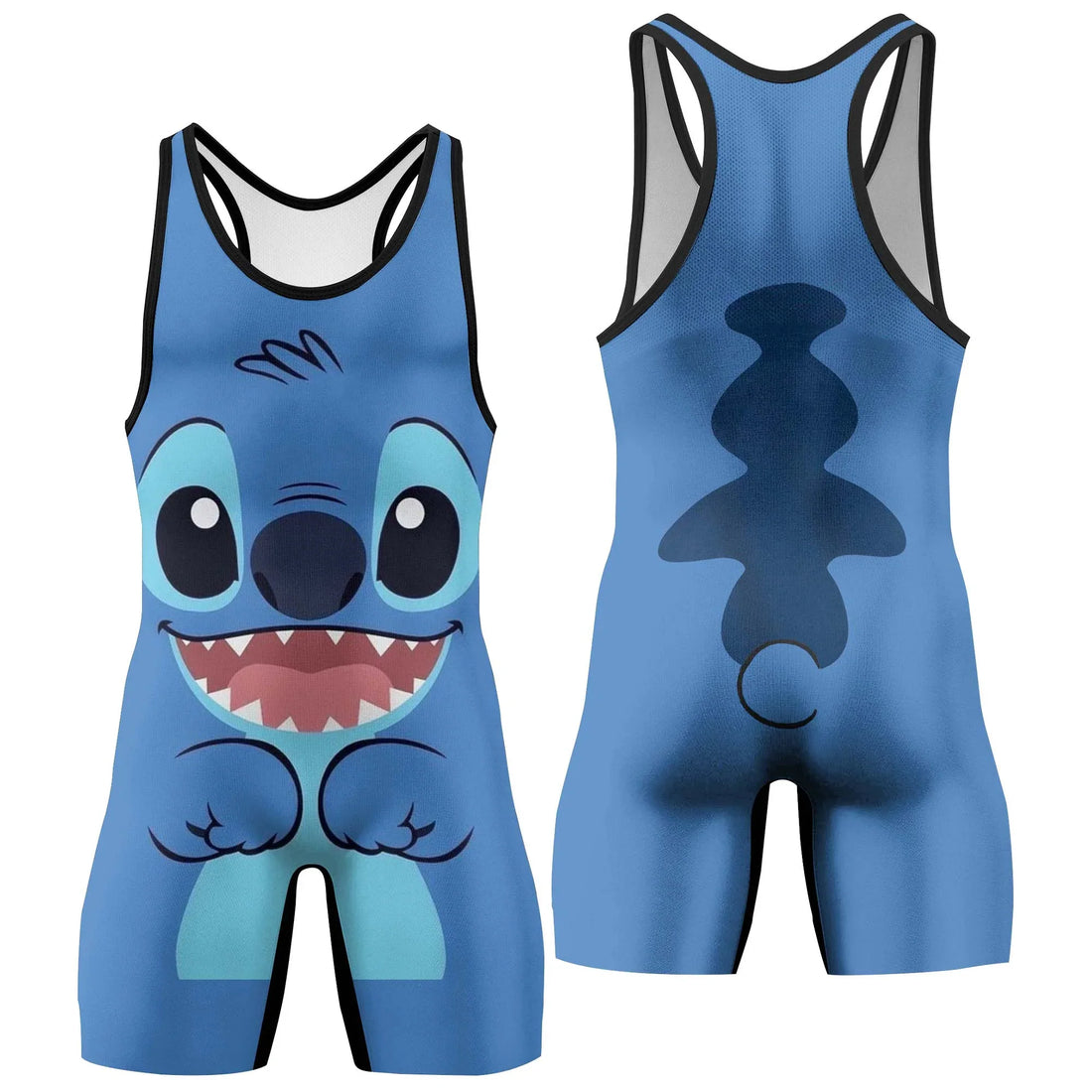 Stitch Face Wrestling Singlet