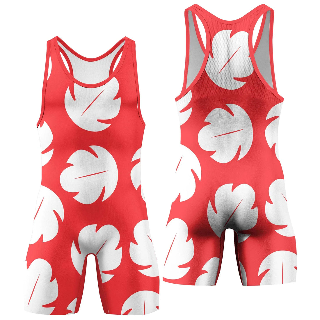 Stitch Lilo Red Leaf Wrestling Singlet