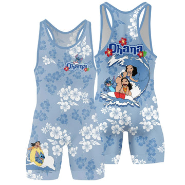 Stitch Ohana Wrestling Singlet