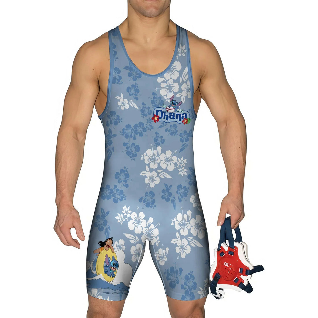 Stitch Ohana Wrestling Singlet