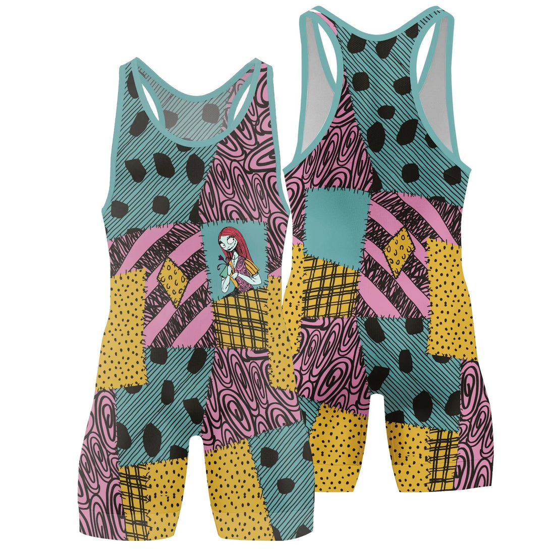 Stitched Rag Sally Wrestling Singlet