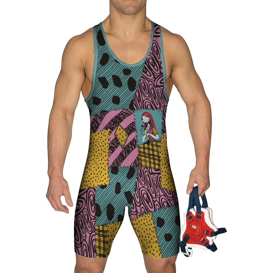 Stitched Rag Sally Wrestling Singlet