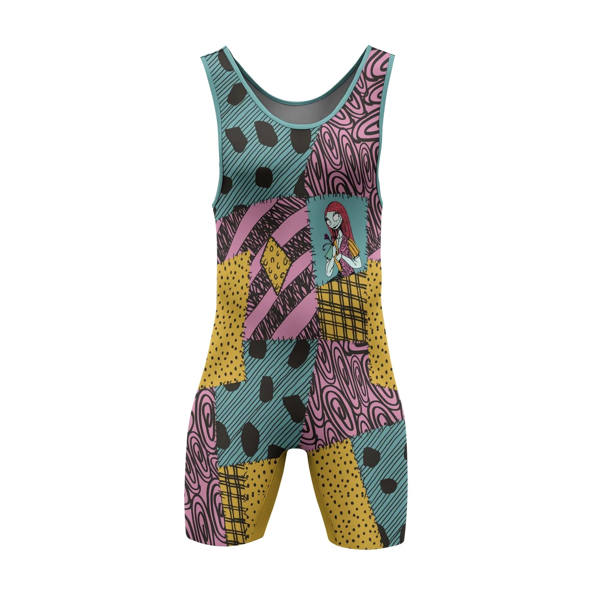Stitched Rag Sally Wrestling Singlet