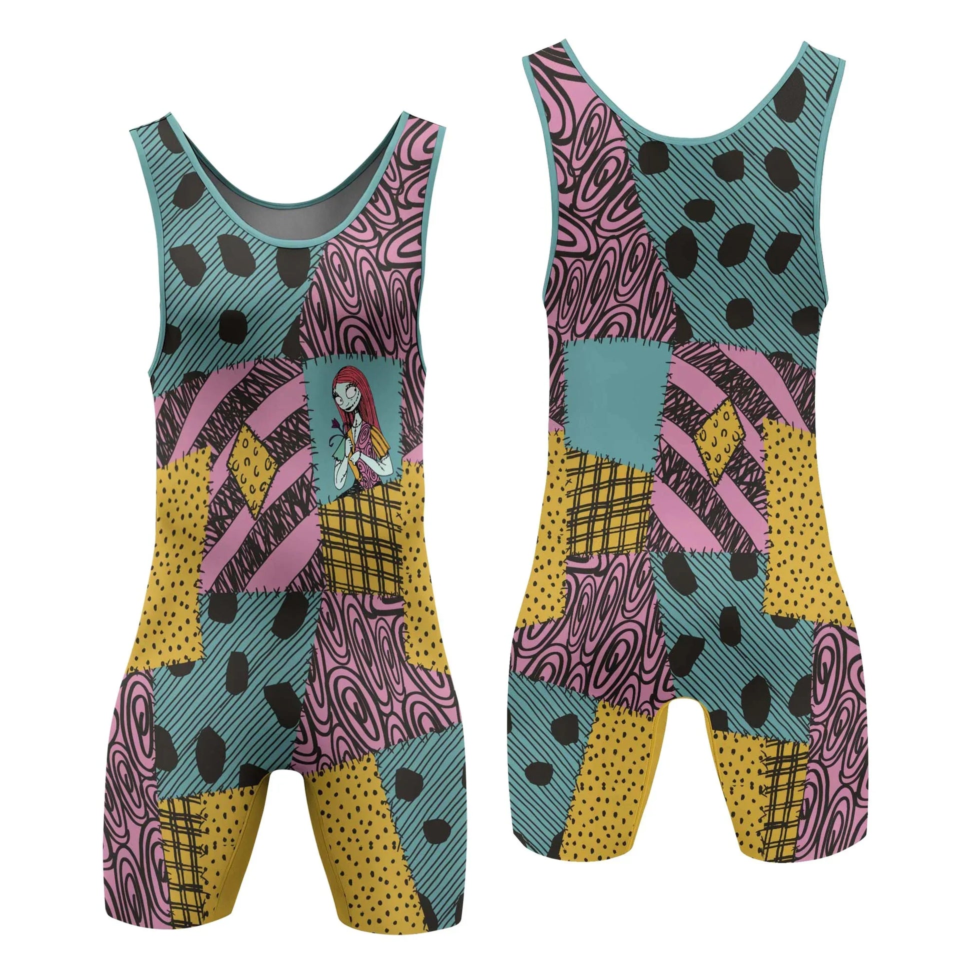 Stitched Rag Sally Wrestling Singlet