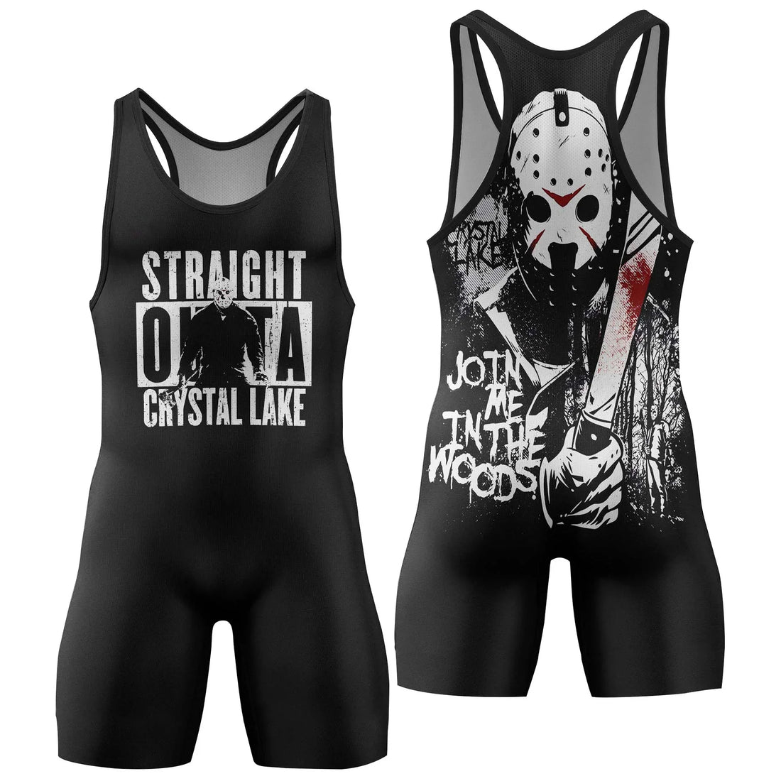 Straight Outta Crystal Lake Wrestling Singlet