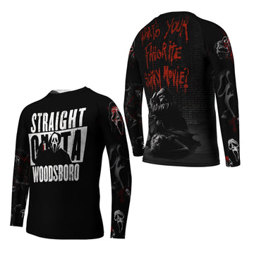 Straight Outta Woodsboro Kids Rash Guard