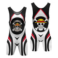 Straw Hat One Piece Wrestling Singlet