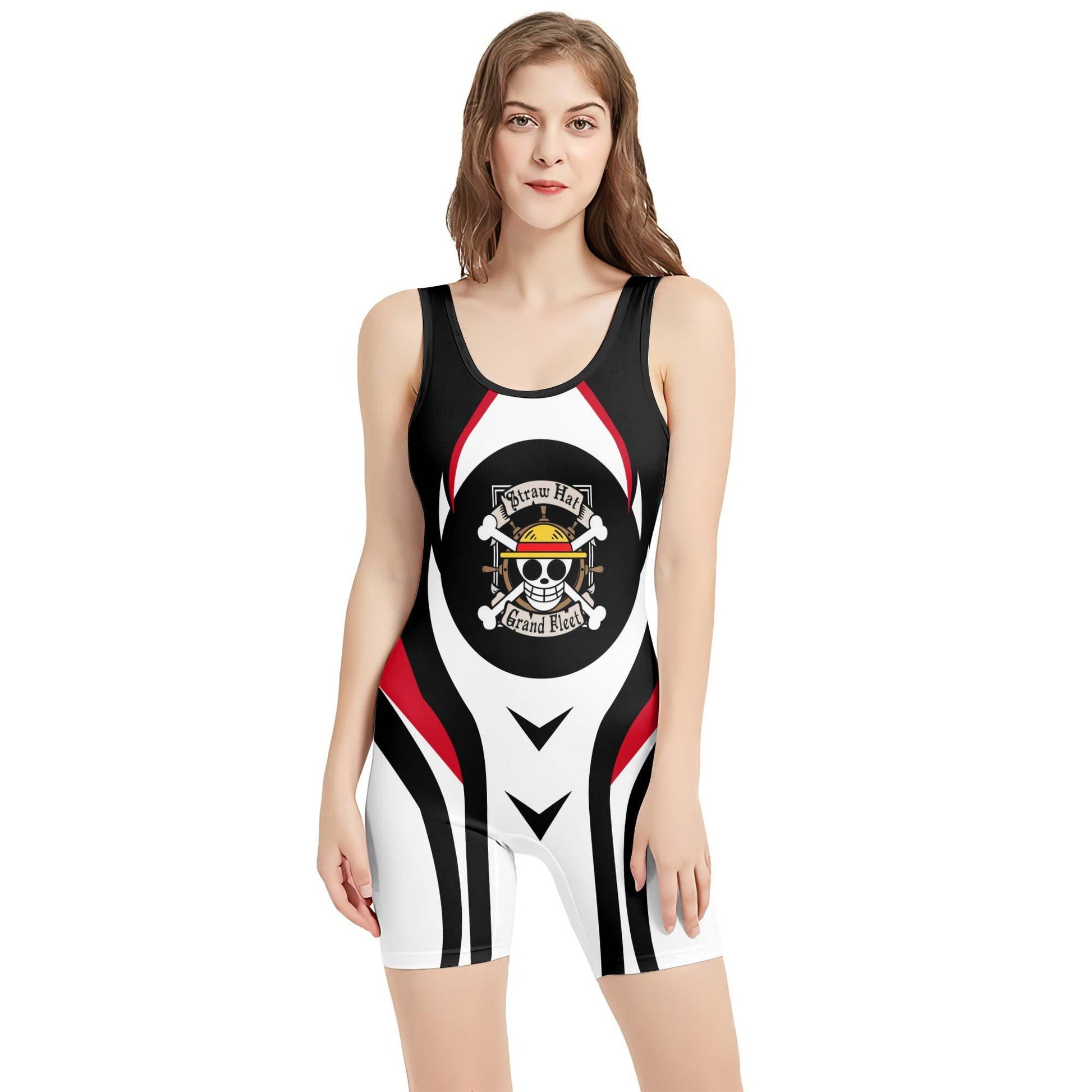 Straw Hat One Piece Wrestling Singlet