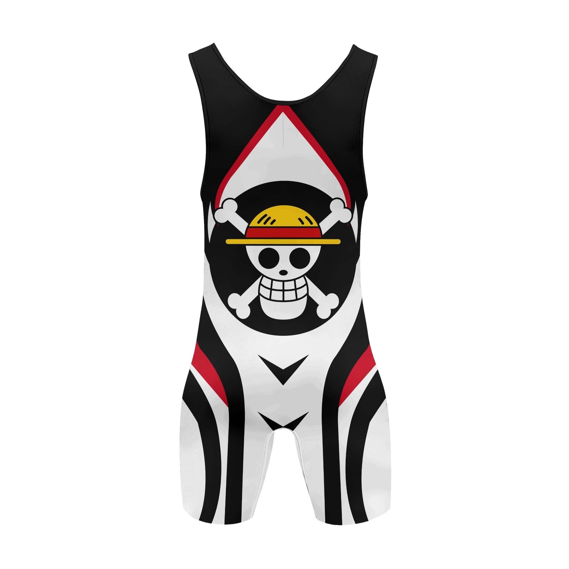 Straw Hat One Piece Wrestling Singlet