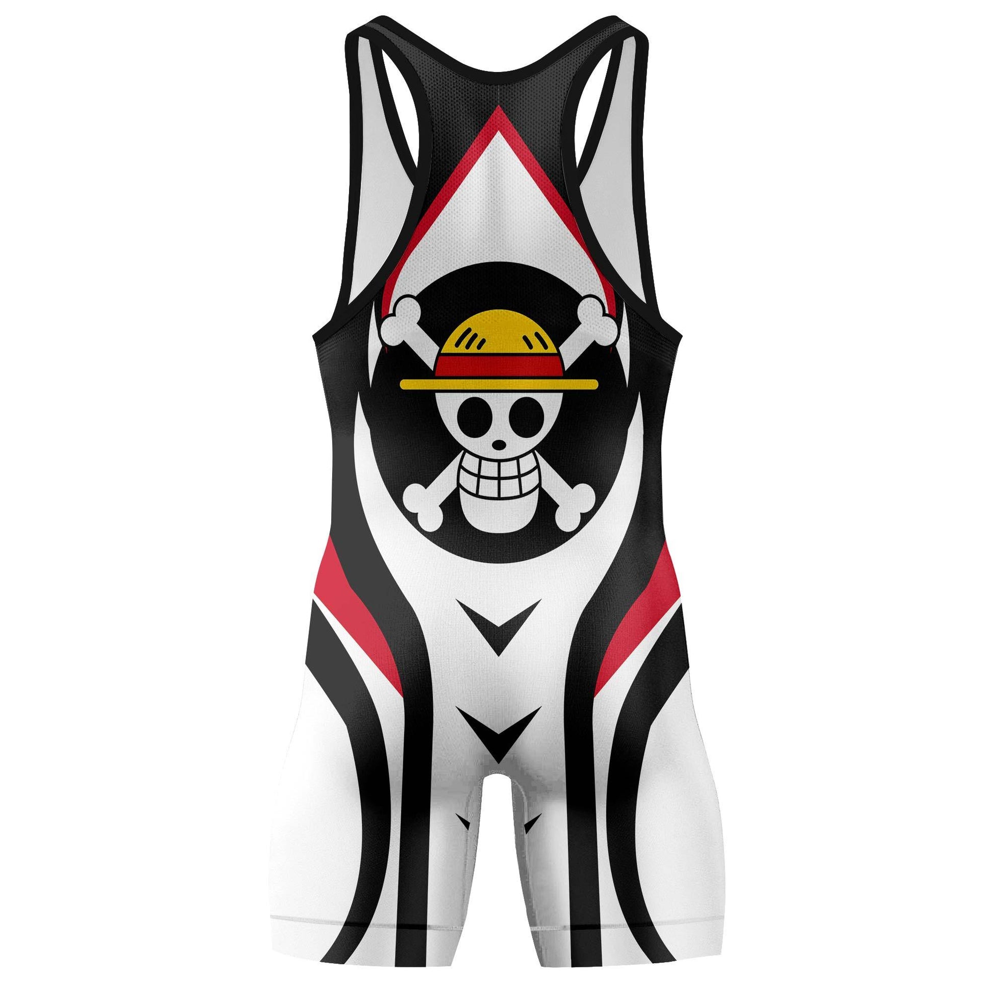 Straw Hat One Piece Wrestling Singlet