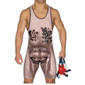 Suicide Squad Joker Tattoo Wrestling Singlet