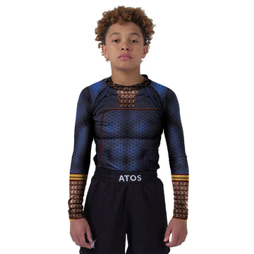 The Boys Homelander Cosplay Kids Rash Guard