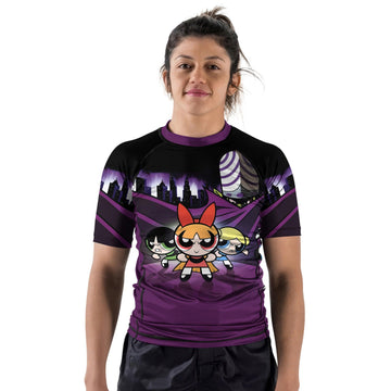 The Powerpuff Girls Versus Mojo Jojo Rash Guard