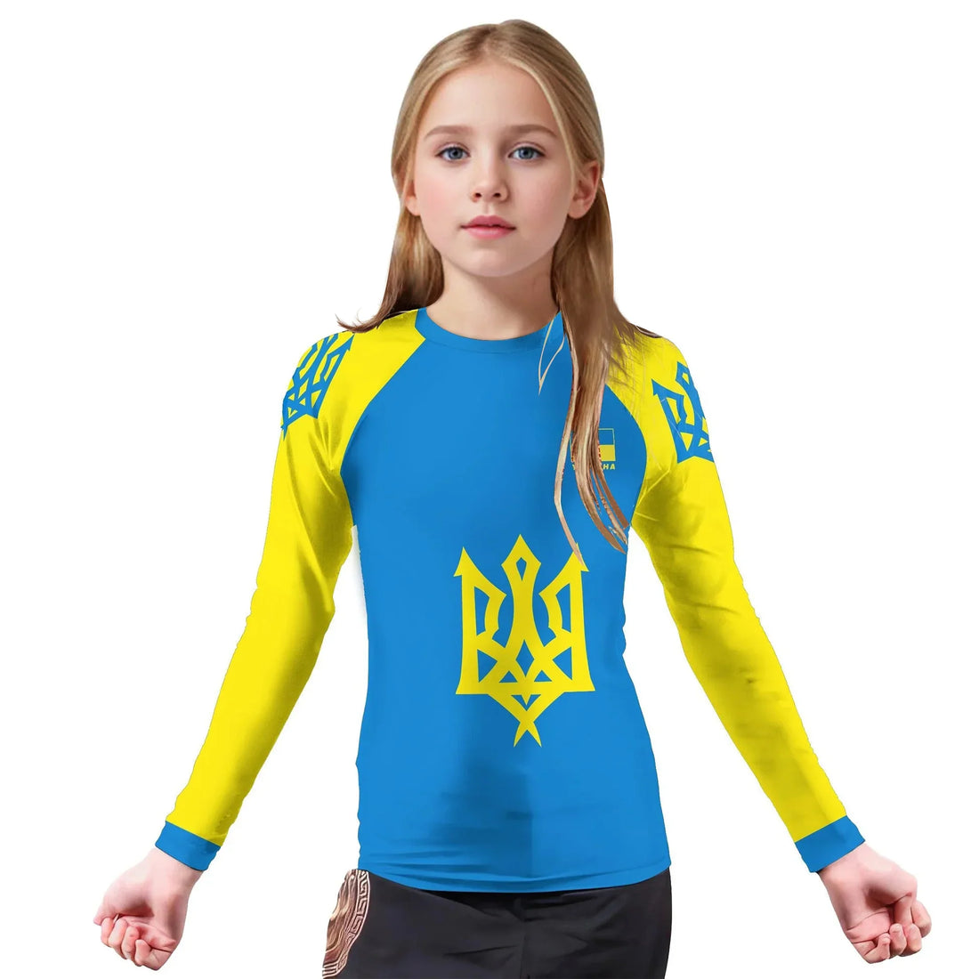 Ukraine Kids Rash Guard