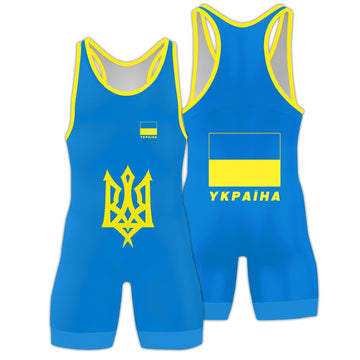 Ukraine Wrestling Singlet