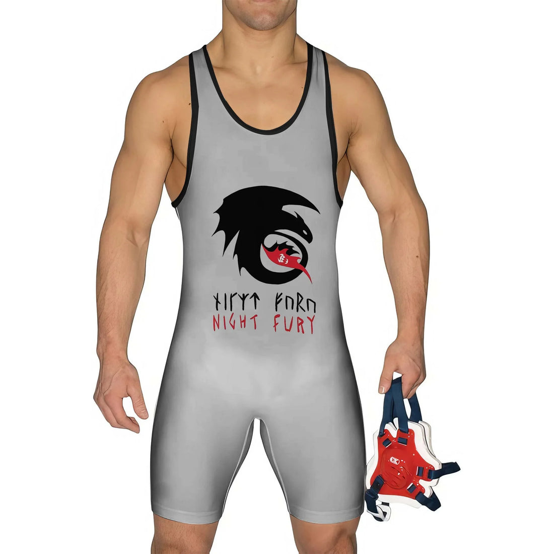 Viking Night Fury Toothless Wrestling Singlet